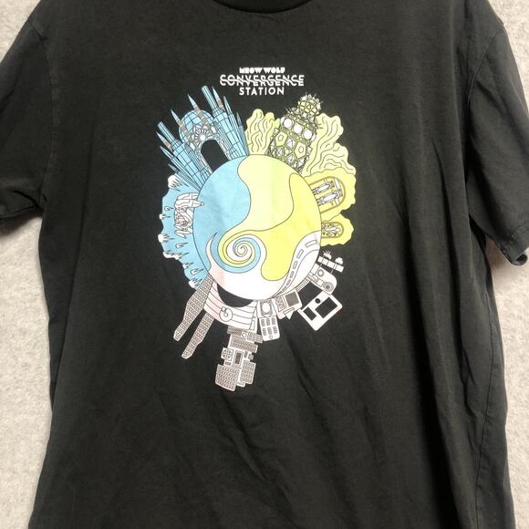 Meow Wolf T Shirt Adult Sz XL Convergence Station Denver, CO. Dark Green - Picture 2 of 9